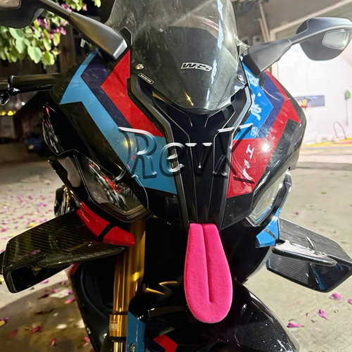 Creative Motorcycle Funny Big Tongue Universal Parts
