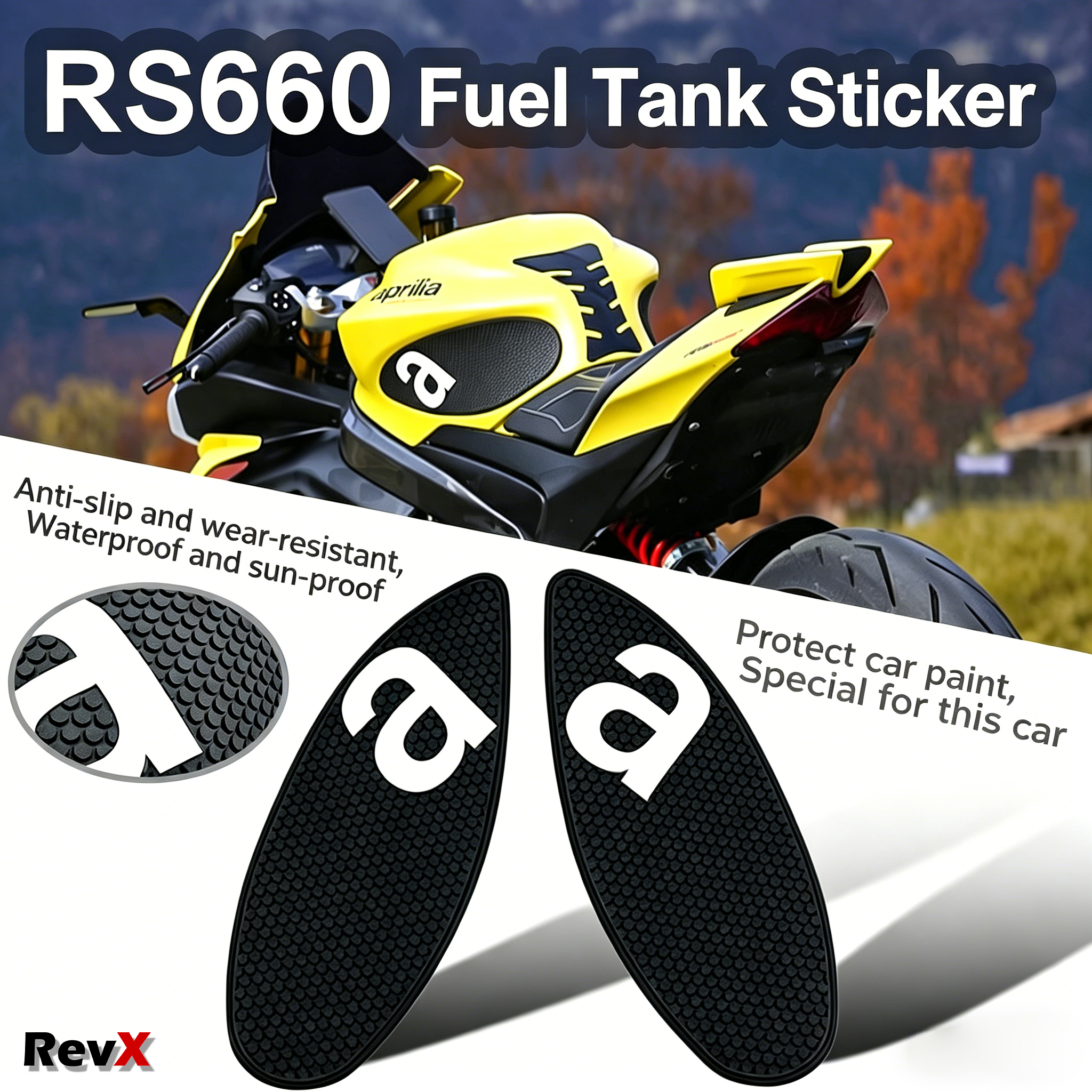 Applicable to RS660 fuel tank sticker