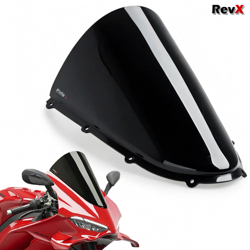 Motorcycle Windshield For Ducati Panigale V4 / V4S 2025 Windscreen Heighten Windshield Enlarge Wind Spoiler Cover Fairing