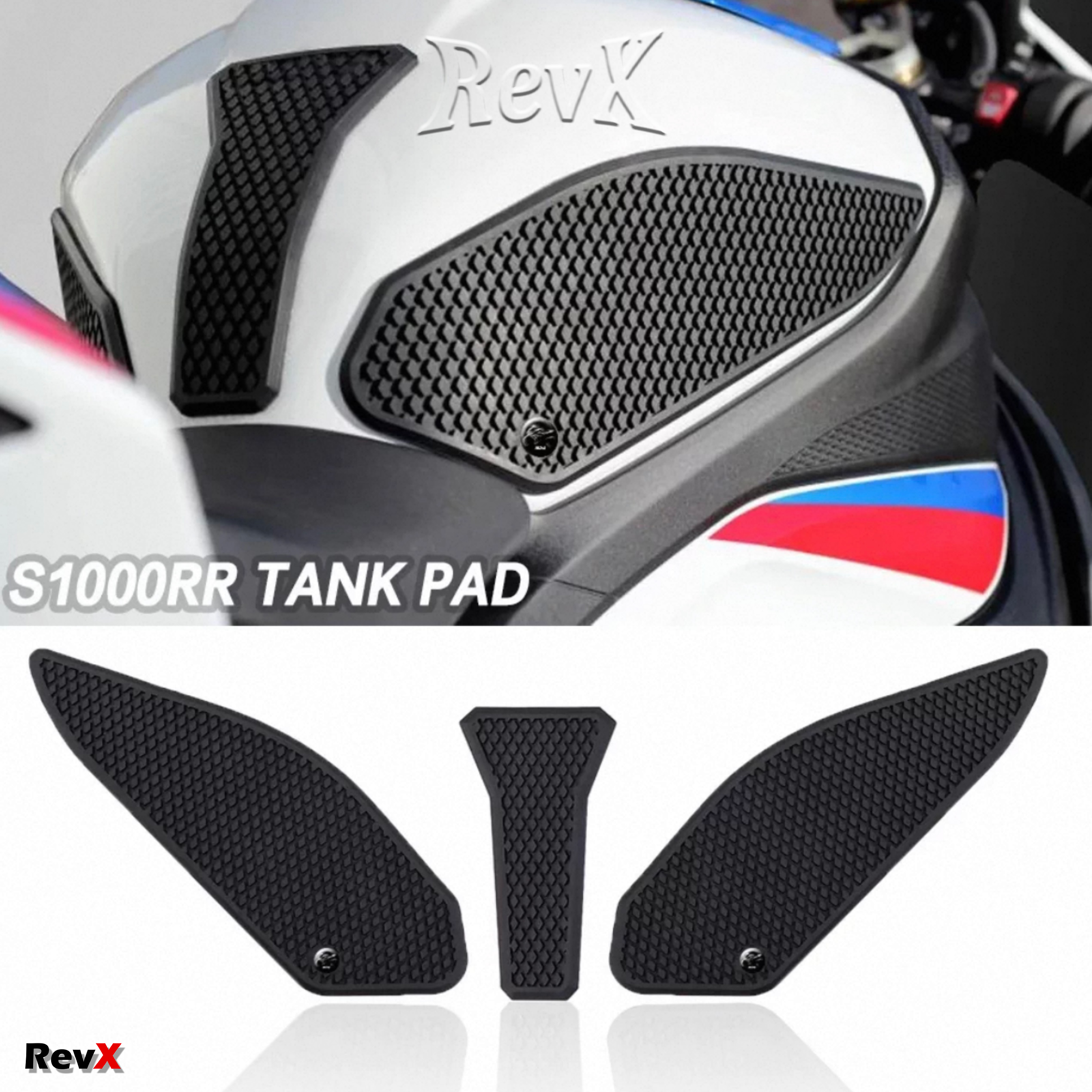 S1000RR fuel tank anti-slip pads, frosted and thickened