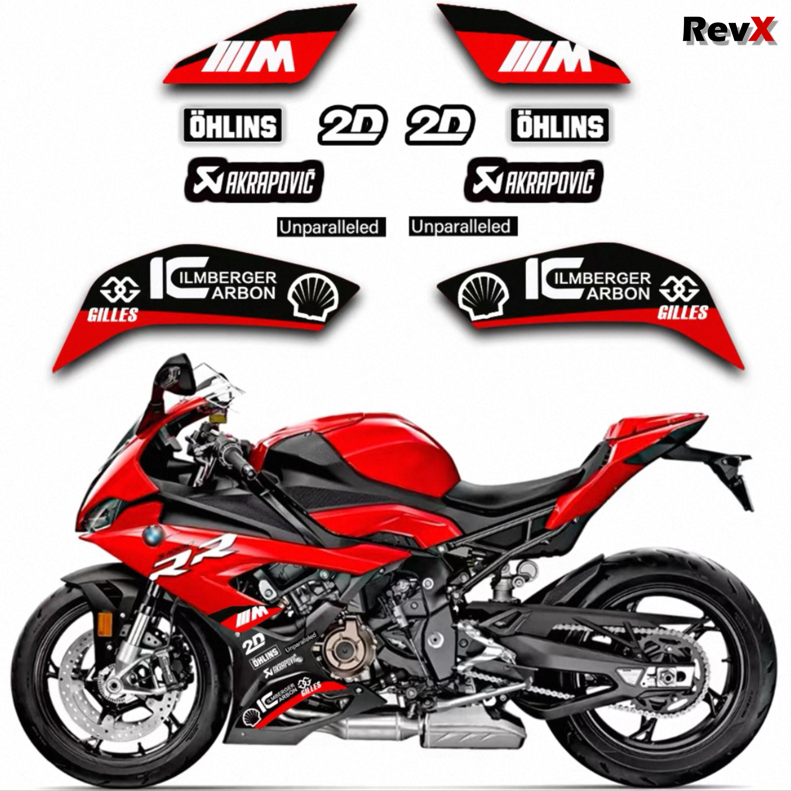 Suitable for S1000RR fuel tank sticker