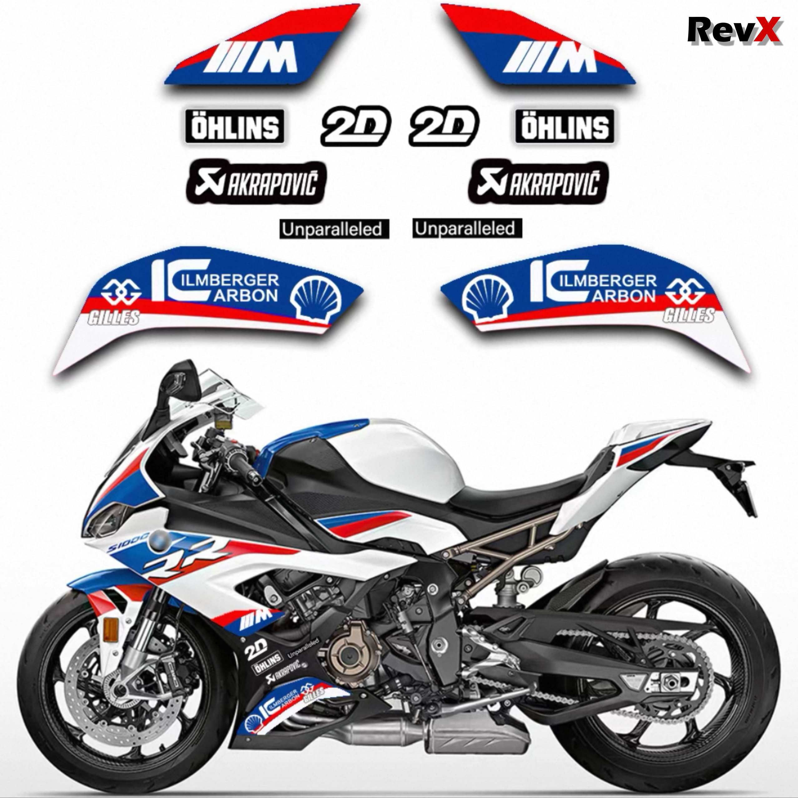 Suitable for S1000RR fuel tank sticker