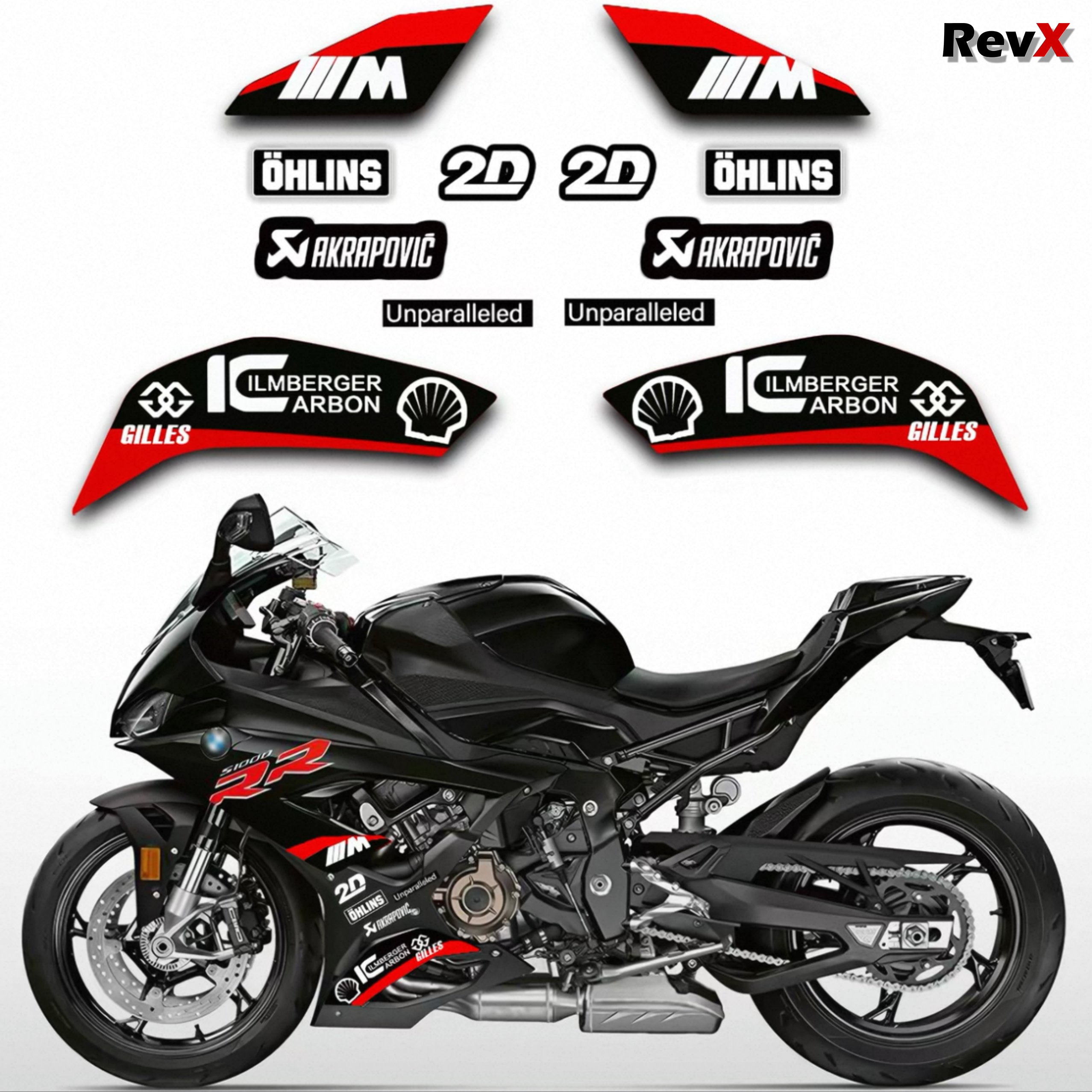 Suitable for S1000RR fuel tank sticker