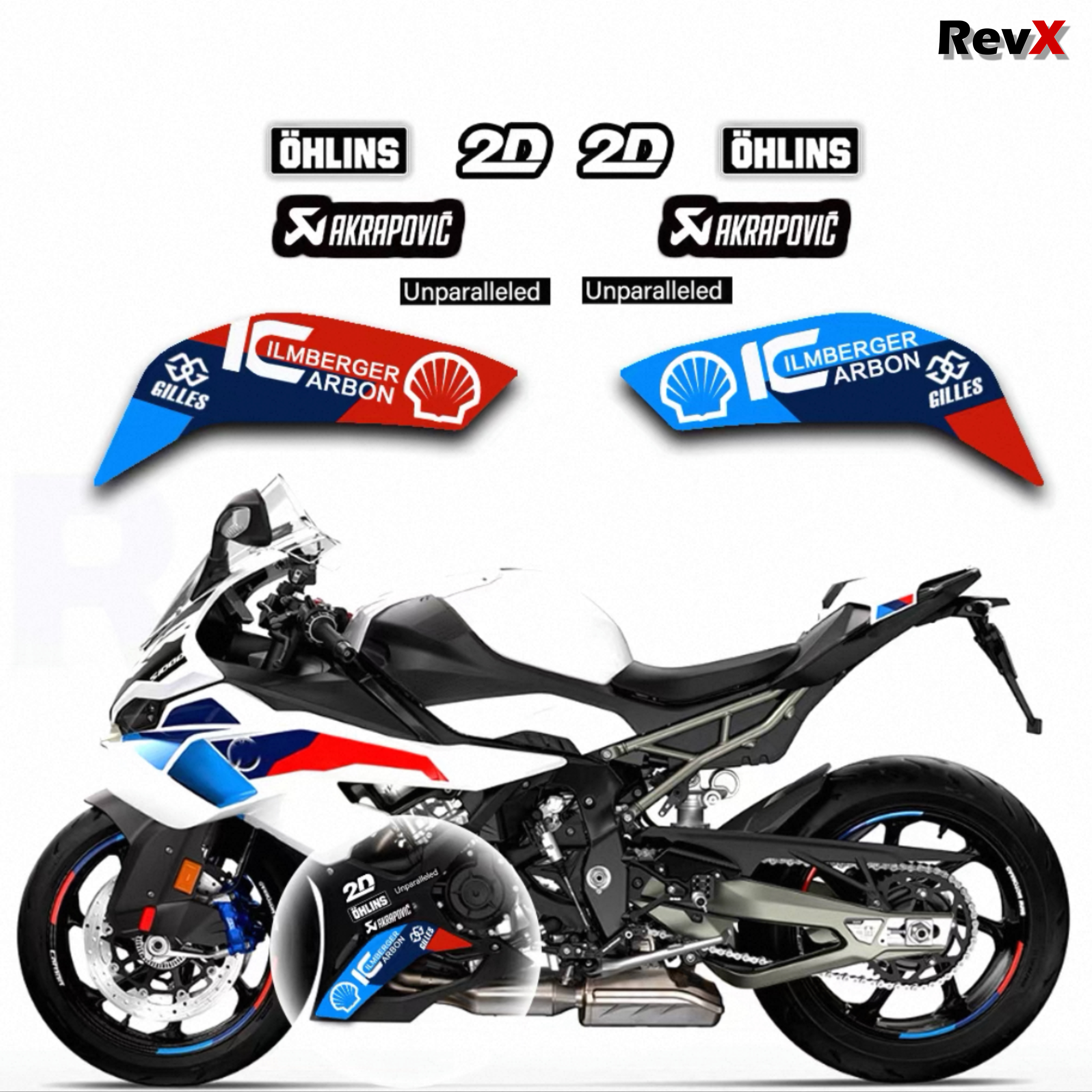 Suitable for S1000RR fuel tank sticker